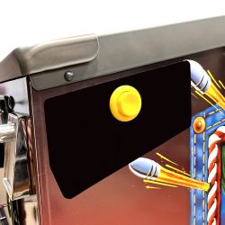 Black Removable PinGuard Mylar Flipper Button Wear Protector Set